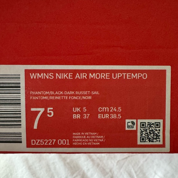 Nike Air More Uptempo Women Size 7.5 - Picture 5 of 5